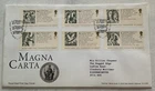 GB QEII 2015 Magna Carta Royal Mail FDC London Three Lions NW1 SHS