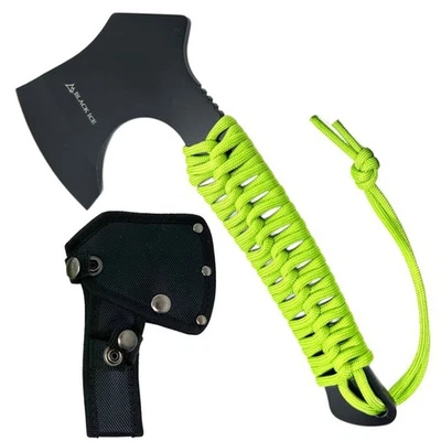 Black Ice Axt Nomad II Griffumwicklung Grün Beil Mini Outdoor Camping Kompakt