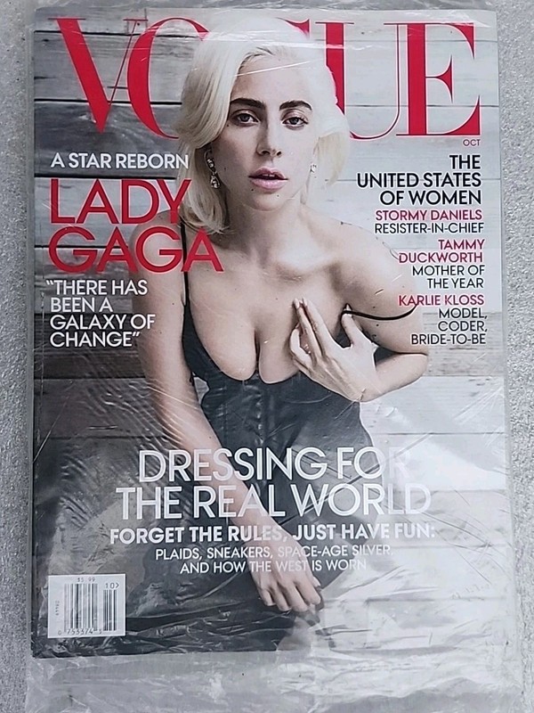 Vogue Magazine October 2018 - Lady Gaga Stormy Daniels Karlie Kloss - New ISSUE 