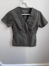 Greys Anatomy Scrub Top Olive Green Style  41285 XS