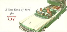 1957 Ford Skyliner Fairlane 500 Victoria Custom Wagons Deluxe Sales Brochure 1957 Ford Skyliner Fairlane 500 Victoria Custom Wagons Deluxe Sales Brochure