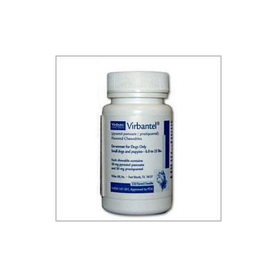 Virbantel Chewable Tablets For Small Dogs & Puppies, Per Tablet