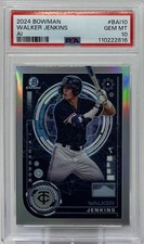 Walker Jenkins Rookie PSA 10 - 2024 Bowman Chrome Prospects ‘AI’ - Twins Phenom