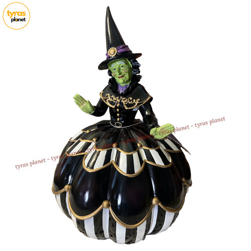Citrouille Décorative Mackenzie-Childs Good Witch 52cm - Multicolore, Halloween, Saisonnier, Neuve En Boîte