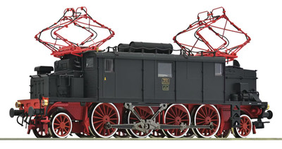 ROCO 7510111 E432 012 Black Livery, Red Frame, FS DCC SOUND Electric Headlights