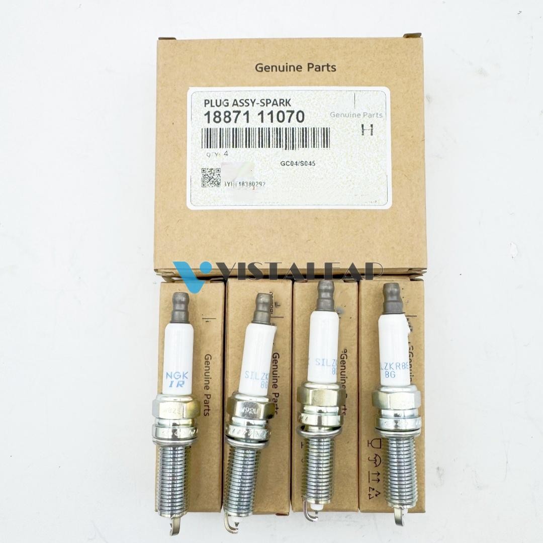 18871-11070 4PC NGK Spark Plug Fit For 2021-2023 Hyundai Kia