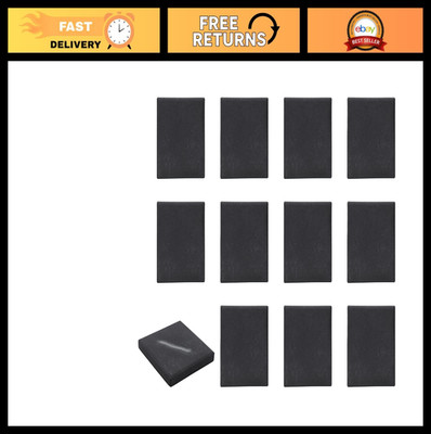 12 Pack Streak Plates for Mineral Testing - Off-Black Unglazed Porcelain Lab Too