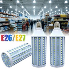 E26 Led Corn Light Bulbs 50w 6000k 5000lm For Garage Warehouse Factory Workshop