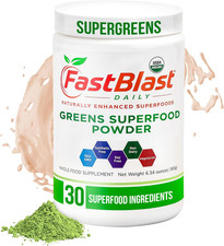 Organic Super Greens Powder with over 30 Supe...