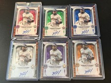 2022 Topps Tribute Yordan Alvarez Auto Lot Of 6 Cards /10 And More!