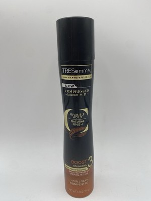 TRESemme Compressed Micro Mist Invisible Hold Hair Spray Boost Level 3 NOS 5.5oz