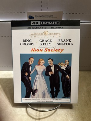 High Society Warner Archive 4K UHD Blu-ray + Sleeve Slip Cover