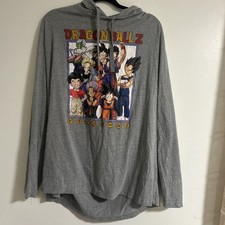 Dragon Ball Z Lightweight Sweatshirt With Hood Men  s Size XXL