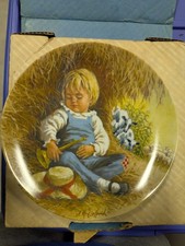Reco Little Boy Blue Collector's Plate, 1980, MIB, COA