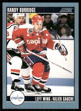 Randy Burridge 1992-93 Score Canadian #297 Washington Capitals