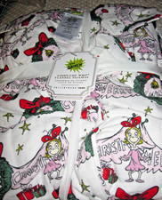 Pottery Barn Teen The Grinch Cindy-Lou Who Flannel Pajamas - Size XL - NWT