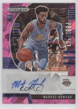 2020-21 Panini Prizm Draft Picks Prospect Pink Ice Markus Howard #PA-MH Auto n1u