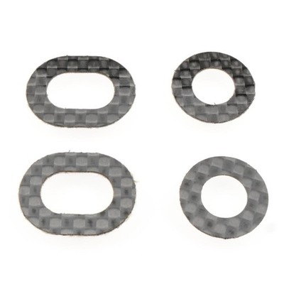 Revolution Design Ultra 1/8 Offroad Carbon Fiber Body Washers (4pcs | for 7-8mm 