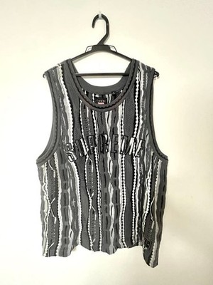 Supreme COOGI Basketball Jersey Top Sweater Knit Black Grey
