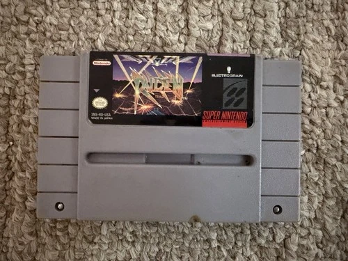 Super Nintendo Raiden Trad SNES Authentic Cartridge Tested Pre-owned.