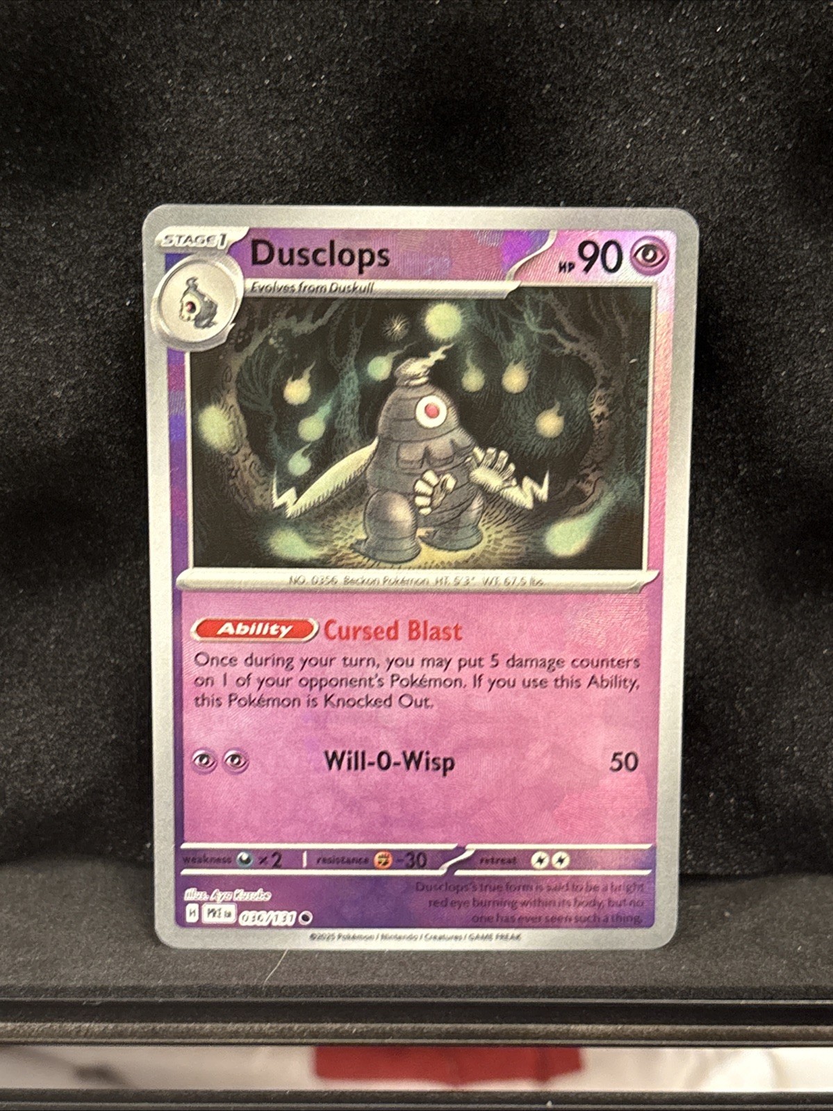 Dusclops (Poke Ball Pattern) Common Holo SV: Prismatic Evolutions 036/131 NM