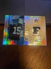 2005 UD Reflections Stefan LeFors Future Fabrics Rc Game Used Jersey Relic