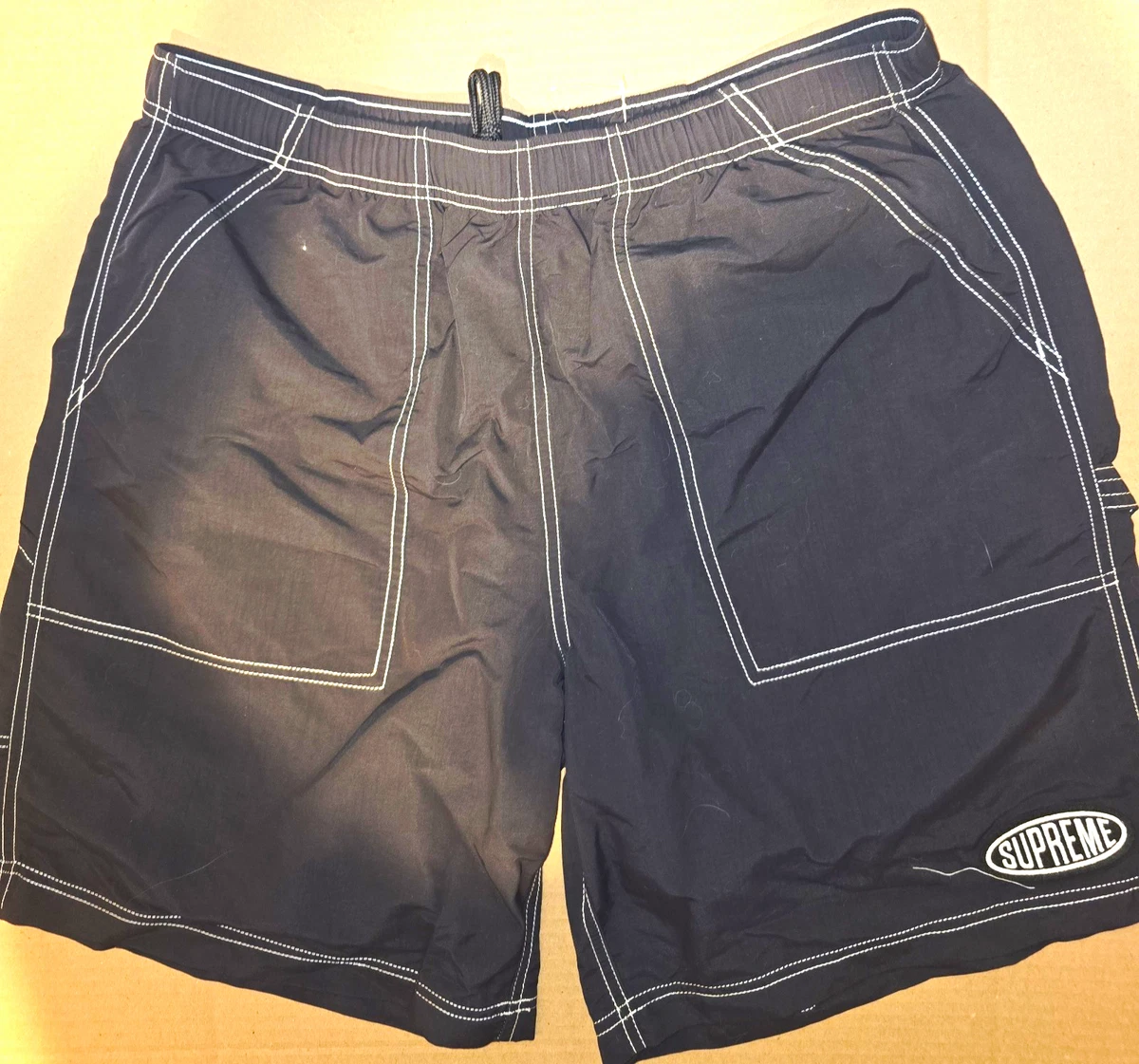 Supreme Nylon Black Shorts for Men for sale | eBay