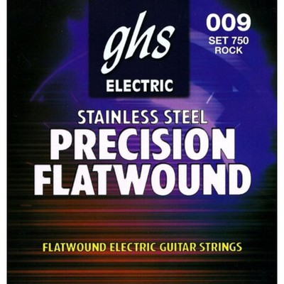 GHS E-Git.Saiten,09-42,Precision Flatwound,Stainless Steel