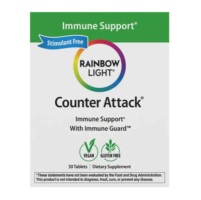 Rainbow Light Counter Attack Immune Support (30 Tablets)