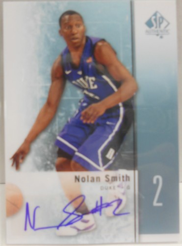 2011-12 SP Authentic Nolan Smith Rookie Auto Autograph # 22