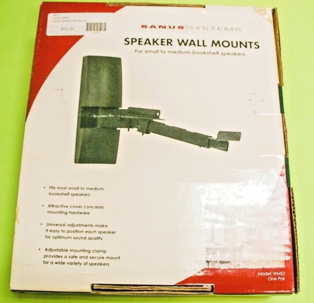 sanus wms2 speaker wall mount