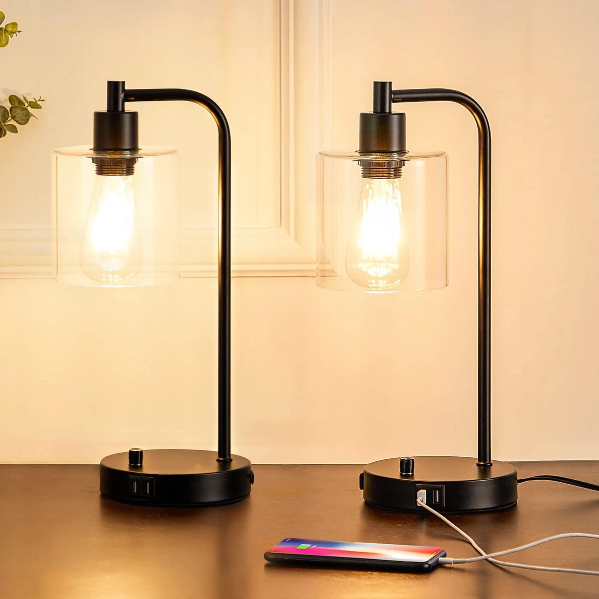 Table lamp cheap usb outlet