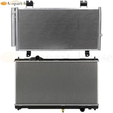 Aluminum Radiator & Condenser Cooling Kit For 06-15 Lexus IS250 IS350 3.5L 2.5L