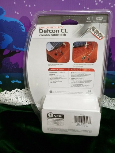 Kit de bloqueo de cable de seguridad para computadora portátil... ECR - Imagen 4 de 4