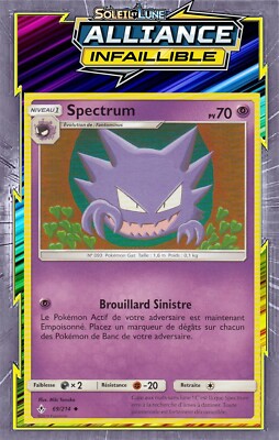 Spektrum - SL10:Unfehlbare Allianz - 69/214 - Neue Französische Pokemon Karte