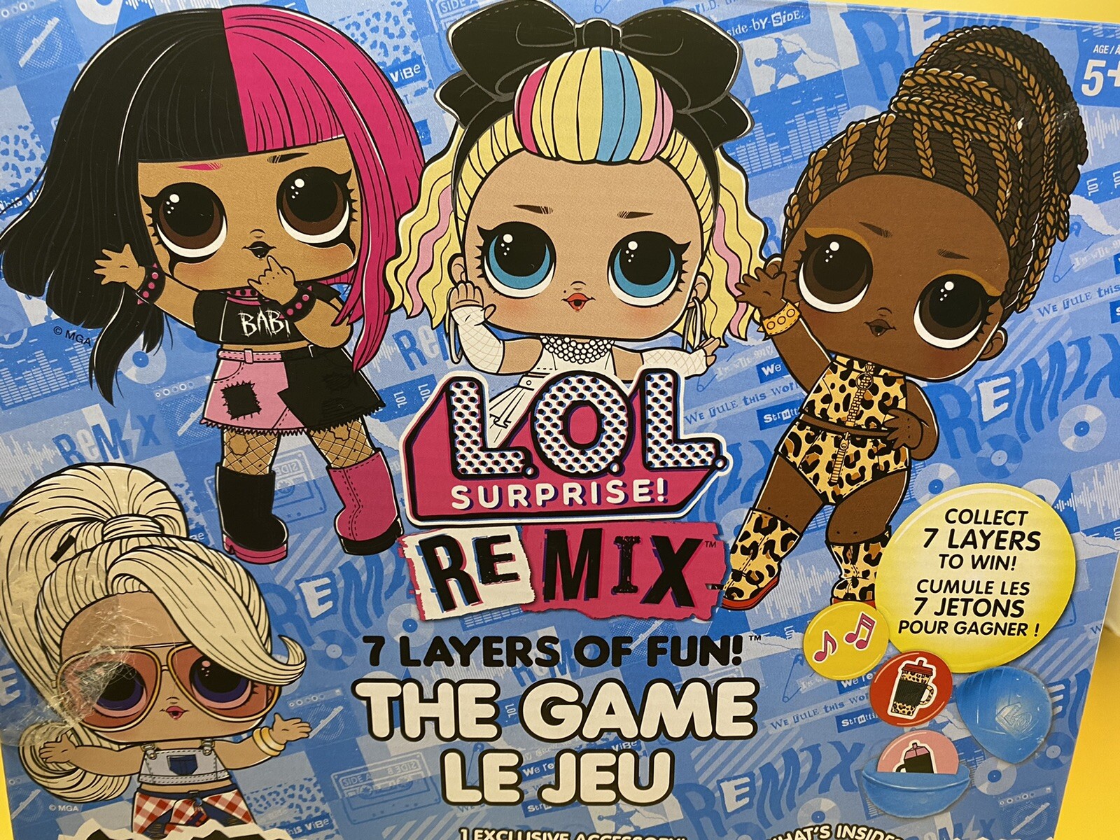 LOL Surprise ReMix Game 7-Layers Of Fun Board Game! LeJeu Exclusive Game! Rare!