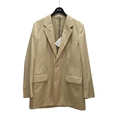 Auralee Super Fine Wool Twill Jacket Tailored Light Beige Auralee Super Fine Wool Twill Jacket Tailored Light Beige