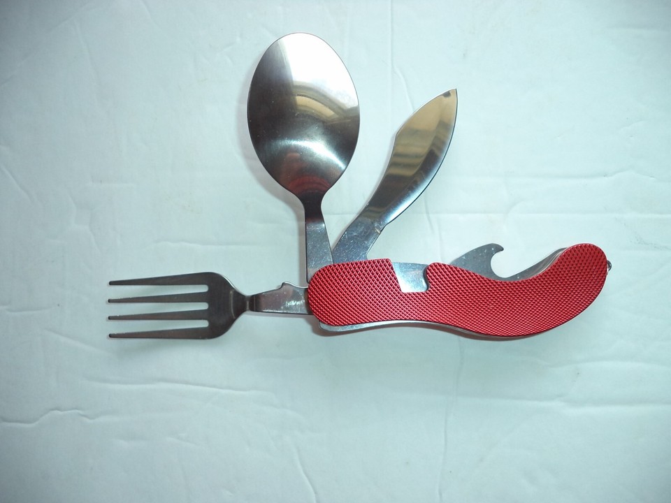 Snap On Tools Camping Utensils Tool Knife Fork Spoon Bottle Opener