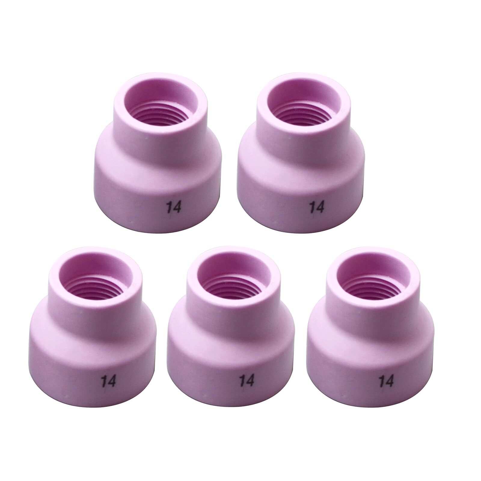 TIG Ceramic Cups Nozzles 53NACN-14 Fit WP 9 20 17 18 26 Torches 5PCS