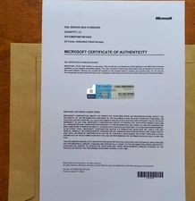 SQL Server 2022 Standard Microsoft 24 Core unlimited User CAL CoA DG7GMGF0M7XW