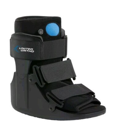 United Ortho Short Air Cam Walker Fracture Boot, Size Small Men 5-7.5, Wom 6-8.5