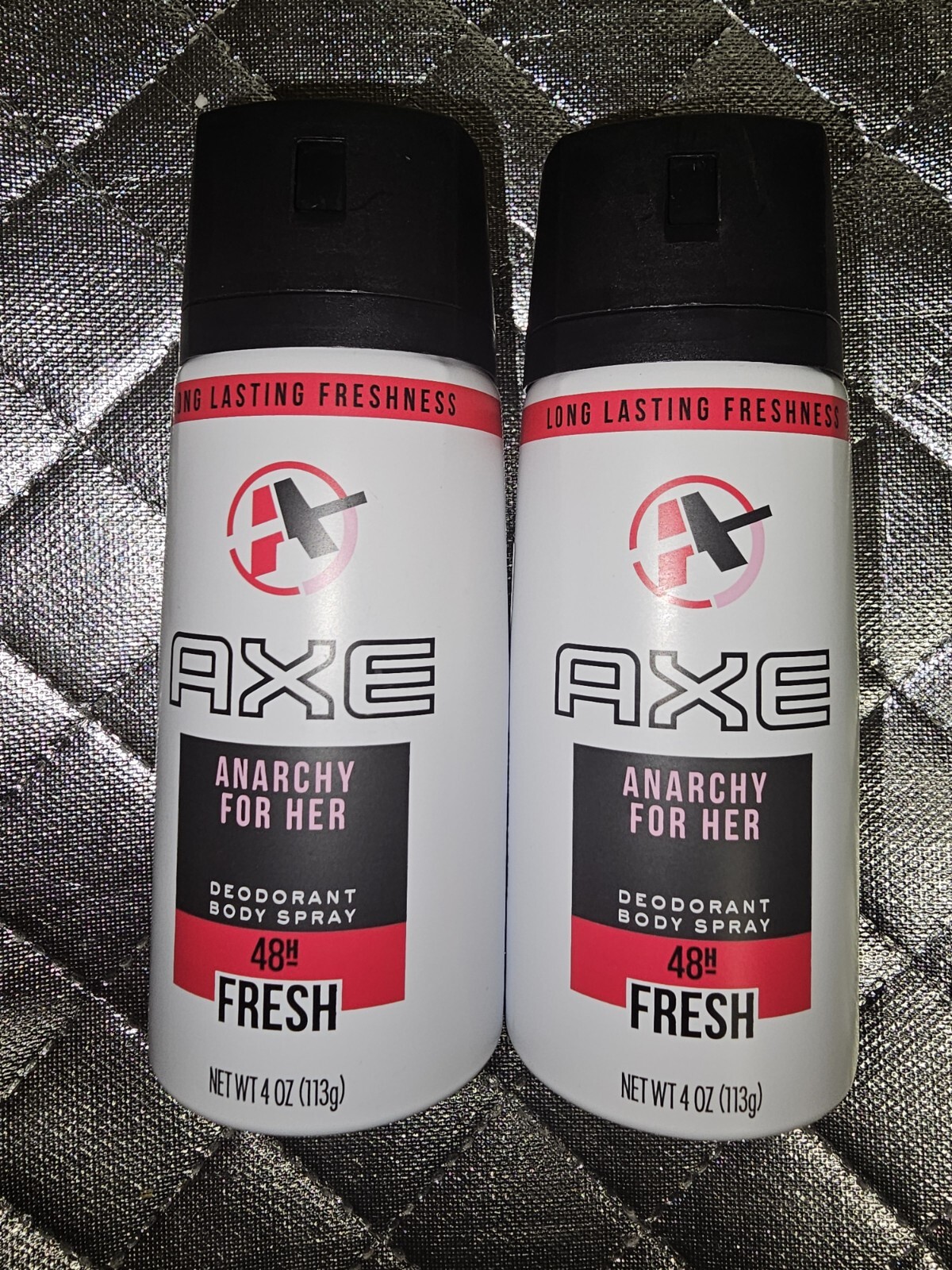 (2) Axe Anarchy for Her Deodorant Body Spray All Day Fresh 4 oz🔥🔥🔥