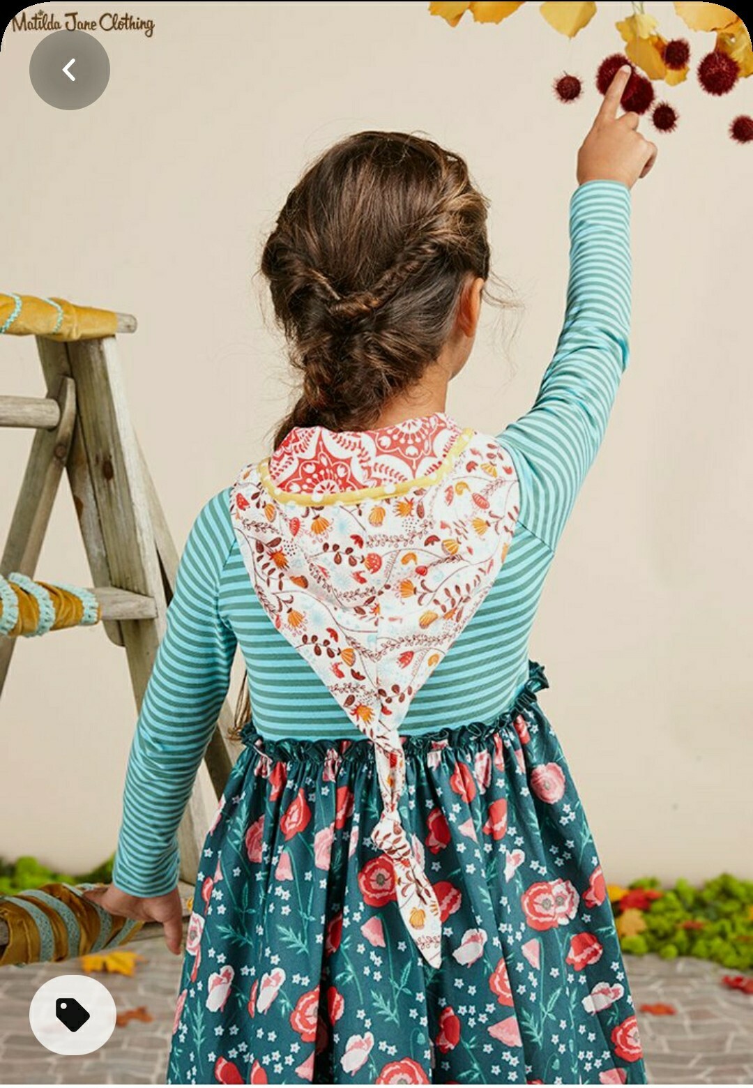 MATILDA JANE Once Upon A time Keepsake Chrissy Hooded Dress Size 6