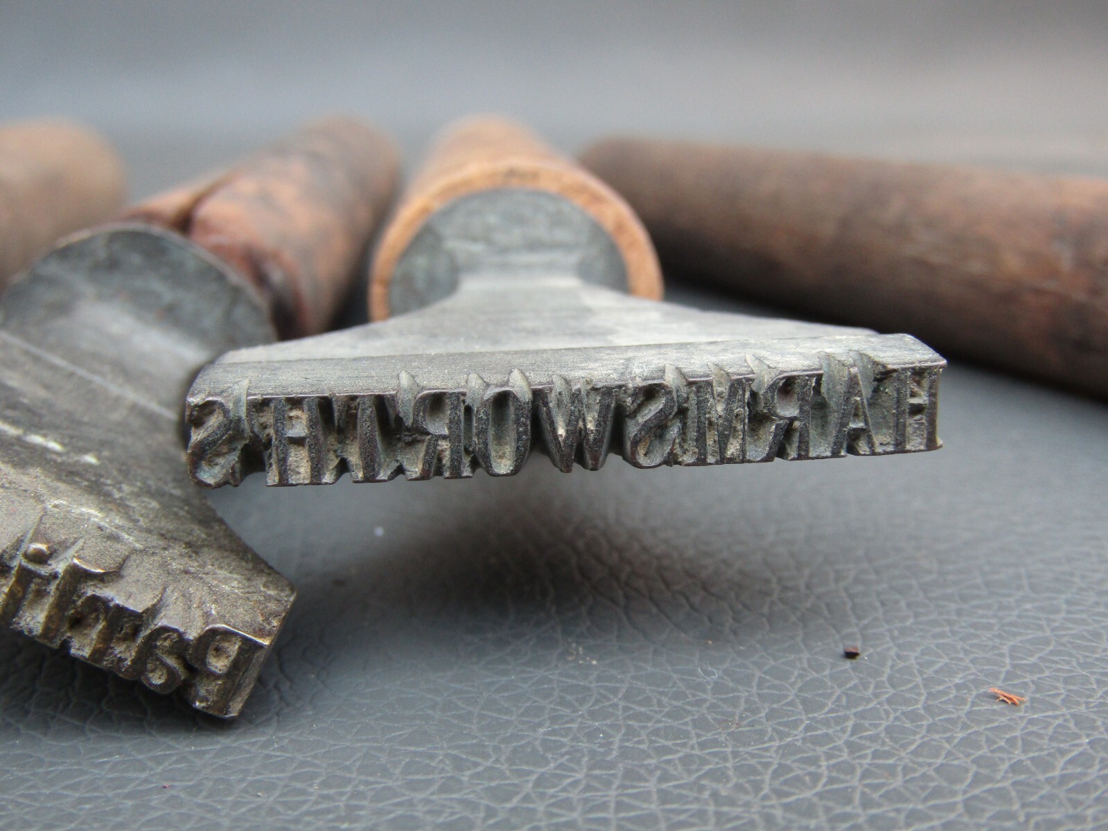 Vintage WW1 Parliamentary bookbinders leather working tools Williams