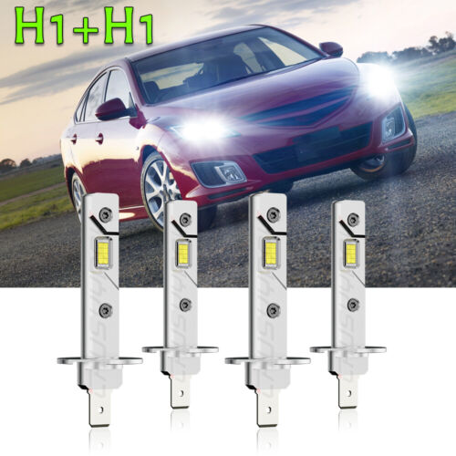 For Mazda 6 2003-2008 Jaguar X-Type 2001-08 4x H1 LED Headlight hi/lo beam Bulbs