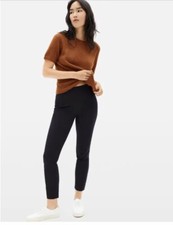 Everlane Women’s The Side-Zip Stretch Cotton Pant Black Work Pants Size 4