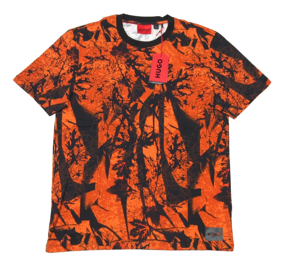 BOSS - Chemise Slim en tissu performant avec imprimé à fleurs - Bleu foncé
