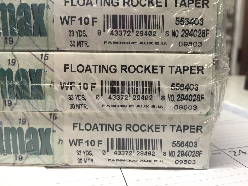 Línea de mosca de agua salada Climax WF10F cohete flotante cónico pesca con mosca Foto 2 de 2