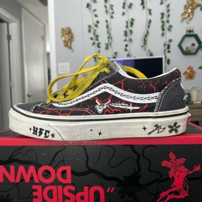 Size Women's 6 VANS Style 36 x Stranger Things Hellfire Club 2022