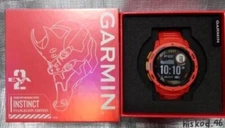 GARMIN Smartwatch Instinct Evangelion EVA Unit 02 Aska model Red Limited W/ BOX